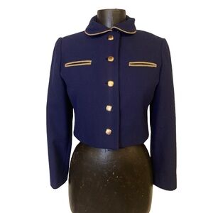 Vintage 60/70s Navy Blue Women's Jacket